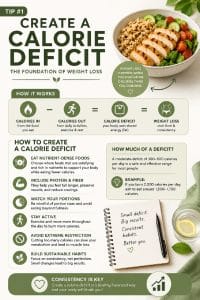 Key Tips for Effective Weight Loss: 7 Habits That Can Make a Difference 3 Calorie Deficit Tips