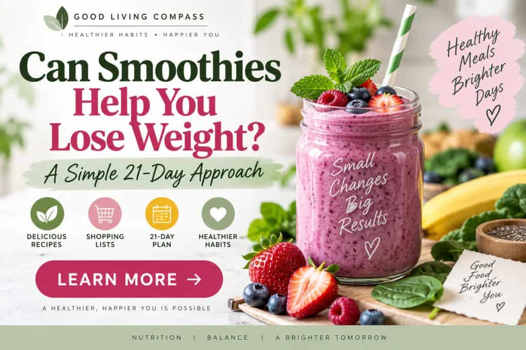 Key Tips for Effective Weight Loss: 7 Habits That Can Make a Difference 10 Healthy smoothie with berries and mint for weight loss and healthy habits.