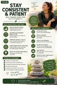 Key Tips for Effective Weight Loss: 7 Habits That Can Make a Difference 8 Stay Consistient and Patient For Weigh Loss