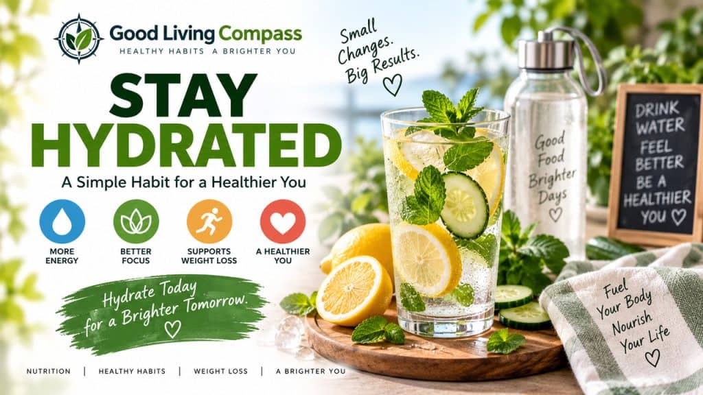 Stay hydrated with lemon, cucumber and mint water for healthy weight management and wellness